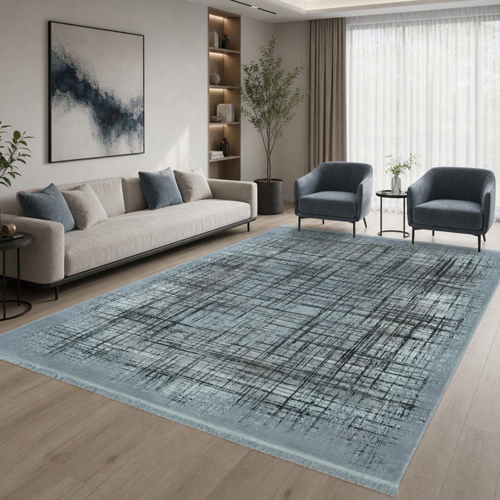 قالیچه کد 41005 نقره ای 400شانه طرح 700 ویکرون هایبالک