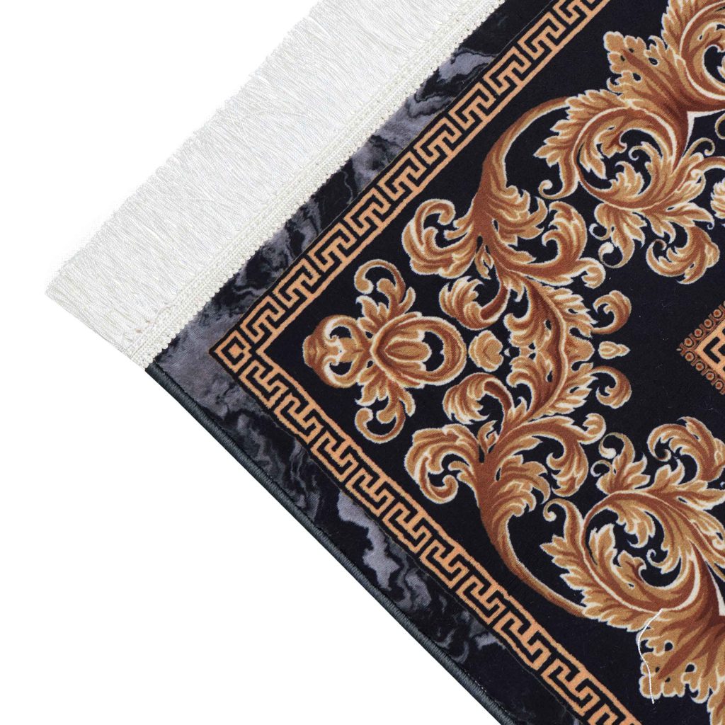 فرش روچک کد 300301 مشکی 1200شانه ساده