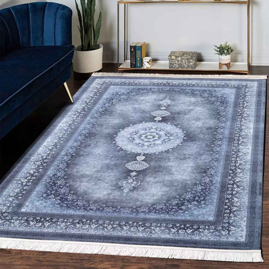 فرش روچک کد400400 نقره ای 1200شانه مدرن