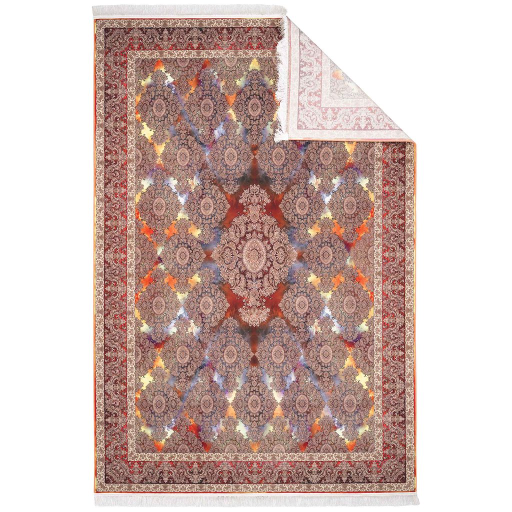 فرش روچک کد 400414 آجری 1200شانه ساده