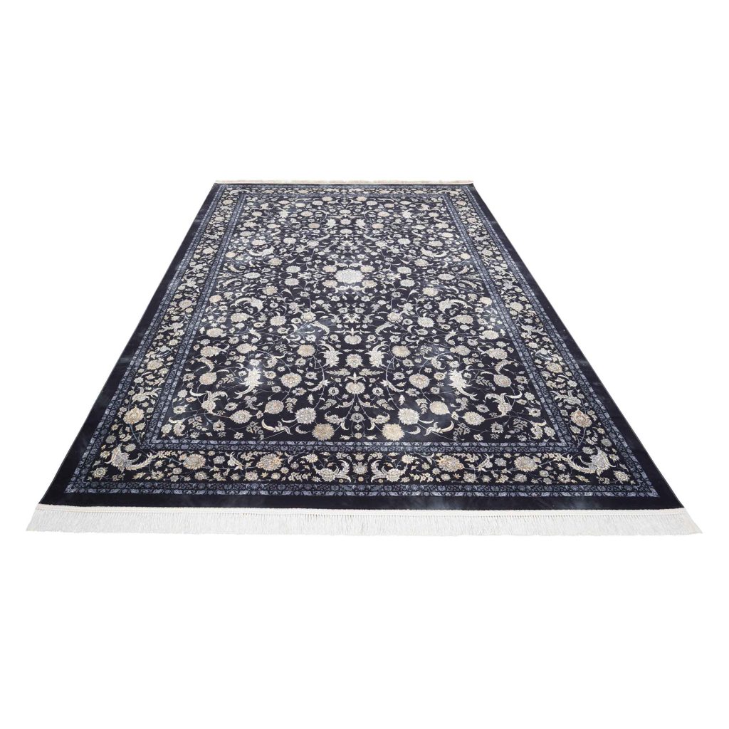 فرش روچک کد 400420 مشکی 1200شانه ساده