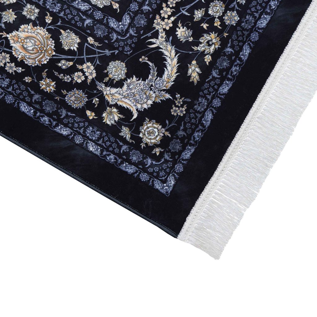 فرش روچک کد 400420 مشکی 1200شانه ساده