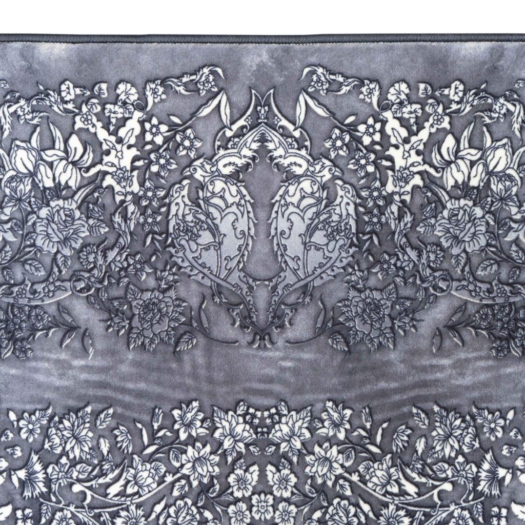 فرش روچک کد 400426 طوسی 1200شانه ساده