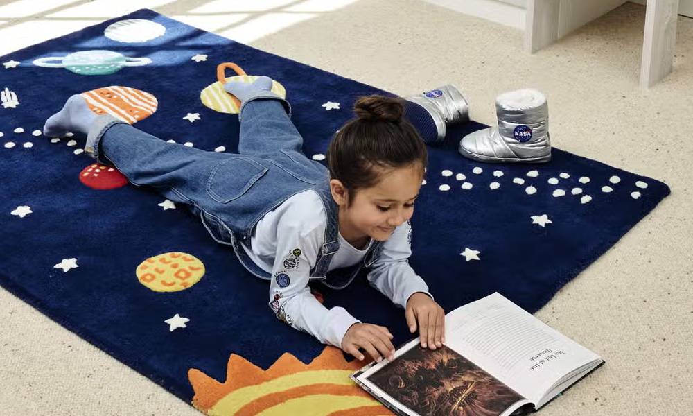 انتخاب بهترین رنگ برای فرش کودک