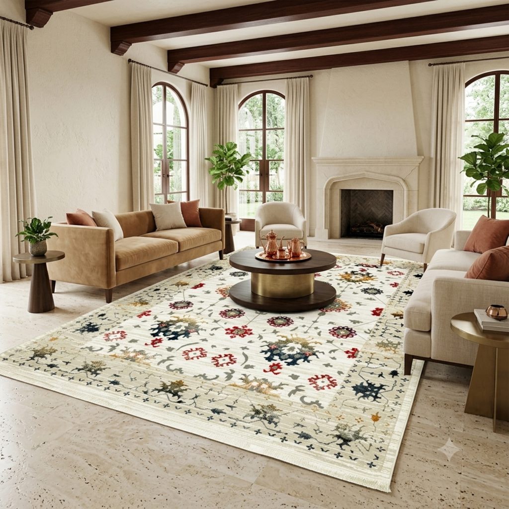 فرش 44007 400 شانه طرح 700 ویکرون 2100 8رنگ هایبالک