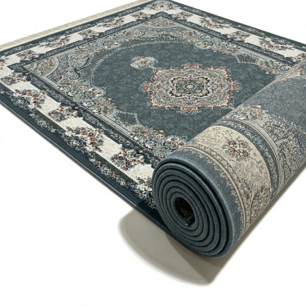 فرش ژاکلین دودی 700شانه ساده
