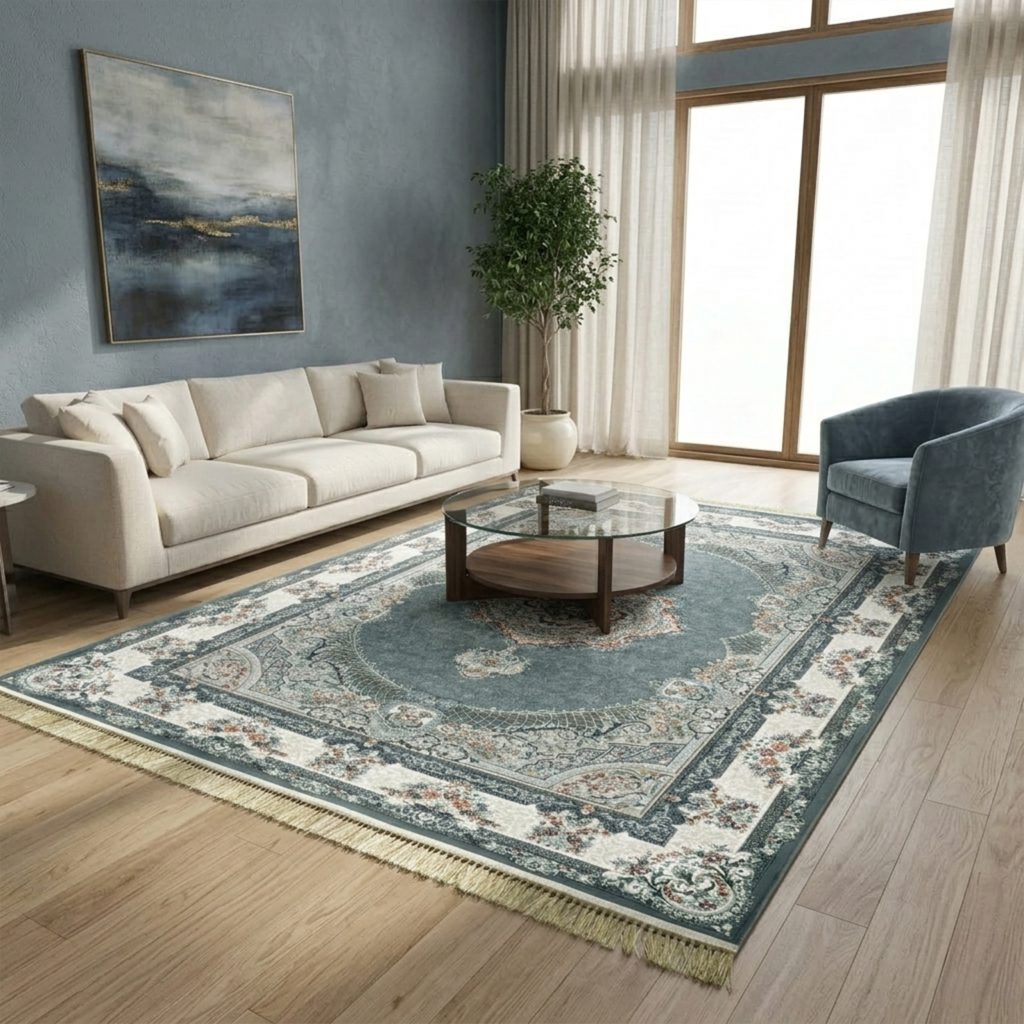 فرش ژاکلین دودی 700شانه ساده